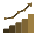 Growth value icon